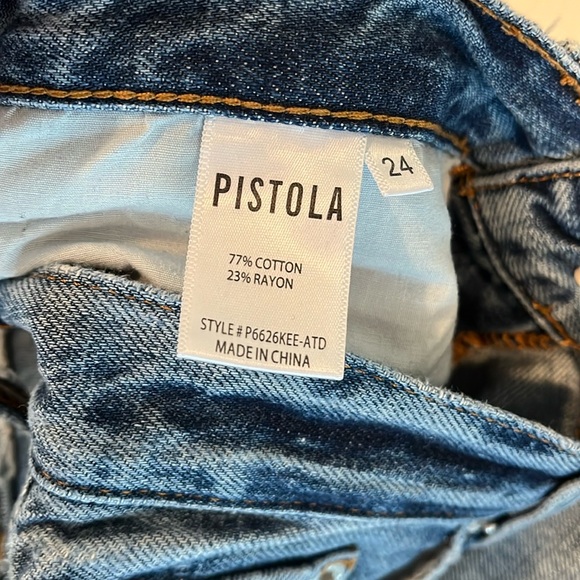 Pistola Presley High Rise Relaxed Roller in Antidote - Picture 7 of 7